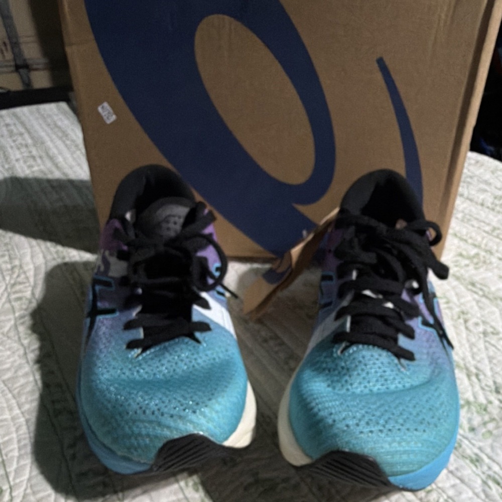ASICS Magic Speed 2 Ekiden Women's Running Shoes Aquarium/Black US 5.5 1012B322…